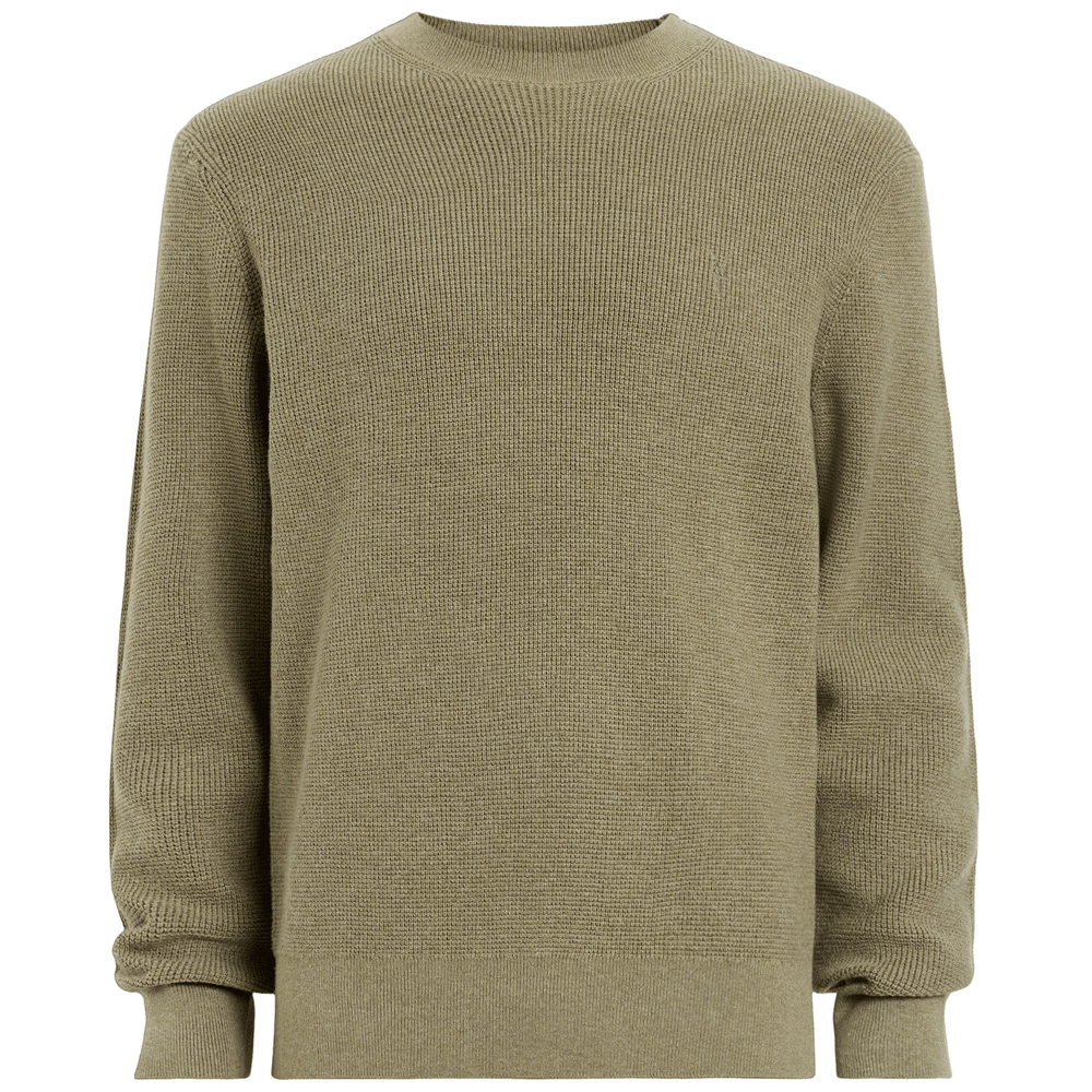 AllSaints Aspen Waffle Texture Crew Neck Jumper